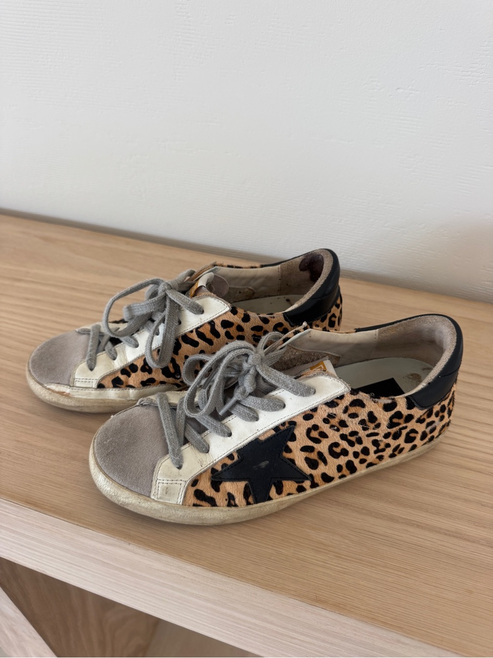 Golden Goose Superstar Leopard Sneakers